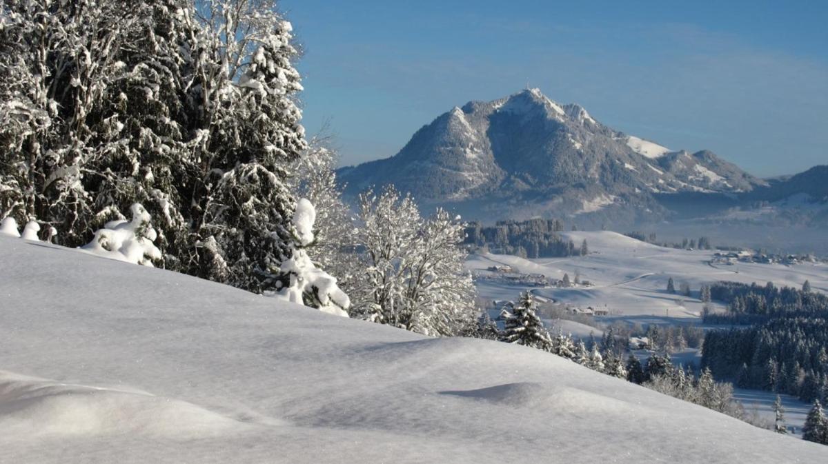 Hornblick Fewo- Ab Mai Freie Fahrt Mit Bergbahnen Oberstdorf Exterior foto